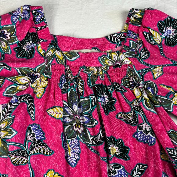 Loft Petites Pink Floral Shirt - Size XS - Picture 2 of 8
